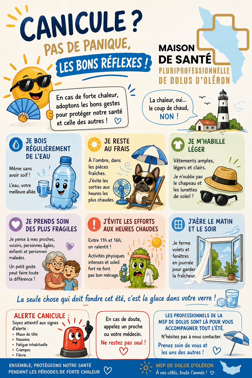 QUE FAIRE EN CAS DE CANICULE